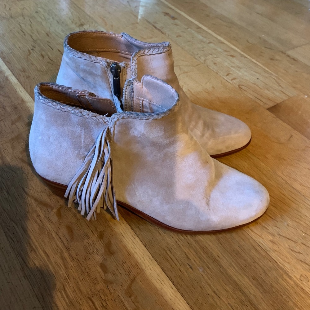Sam Edelman suede tassel booties